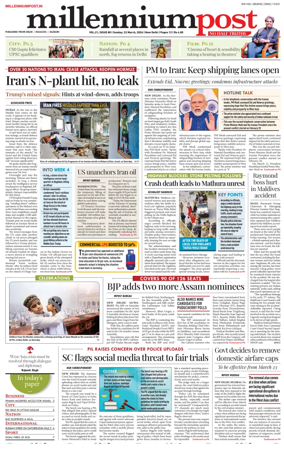 Cover of Millennium Post