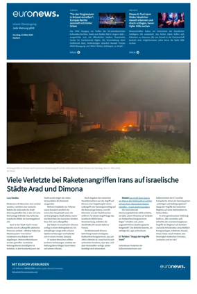 Cover of Euronews (German Edition)