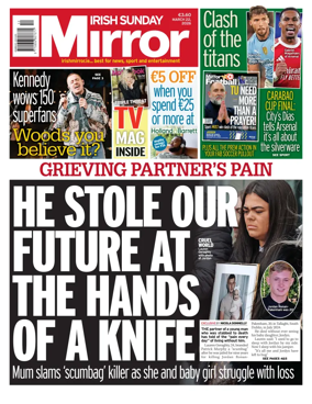 Cover of Irish Sunday Mirror