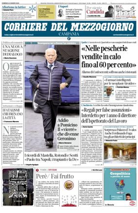 Cover of Corriere del Mezzogiorno (Campania)
