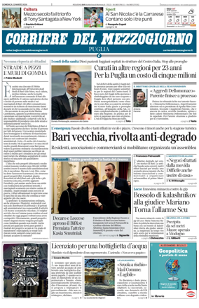 Cover of Corriere del Mezzogiorno (Puglia)
