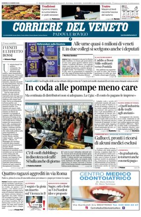 Cover of Corriere del Veneto (Padova e Rovigo)