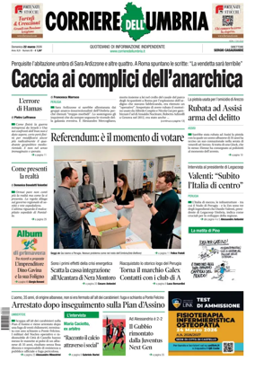 Cover of Corriere dell Umbria
