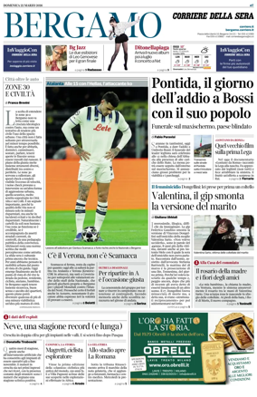 Cover of Corriere della Sera (Bergamo)
