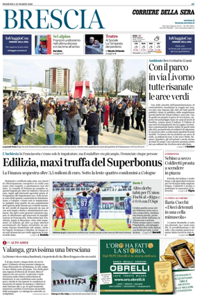 Cover of Corriere della Sera (Brescia)