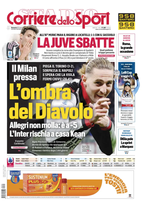 Cover of Corriere dello Sport