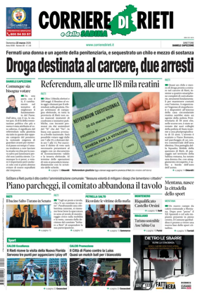 Cover of Corriere di Rieti