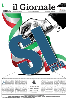 Cover of Il Giornale (Italy)