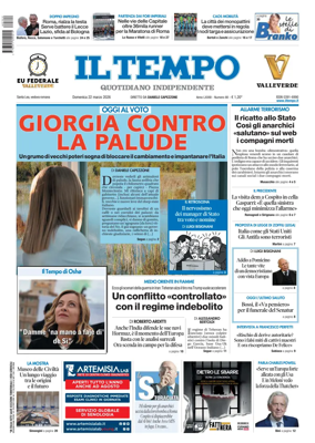 Cover of Il Tempo (Nazionale)