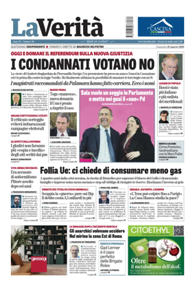 Cover of La Verita (Italia)