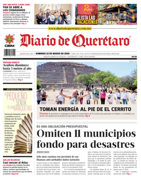 Cover of Diario de Queretaro