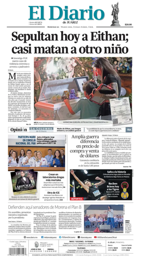 Cover of El Diario de Juarez