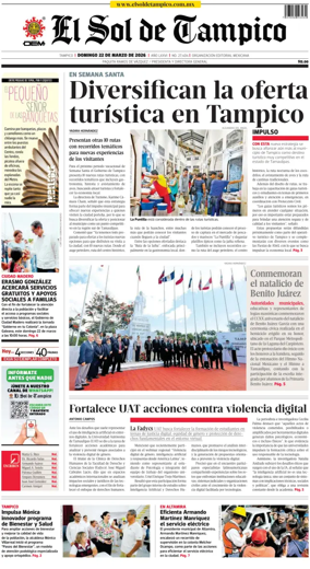 Cover of El Sol de Tampico