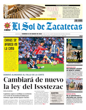 Cover of El Sol de Zacatecas