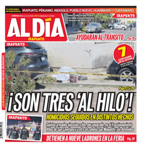 Cover of Periodico Al Dia (Irapuato)