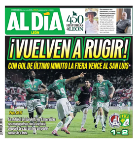Cover of Periodico Al Dia (Leon)