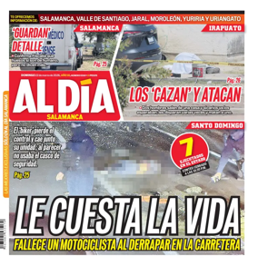 Cover of Periodico Al Dia (Salamanca)