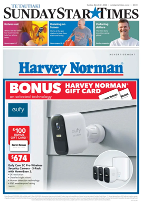 Cover of Sunday Star-Times