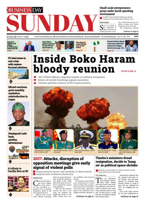 Cover of Business Day (Nigeria)