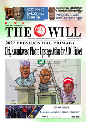 Cover of THEWILL NEWSPAPER