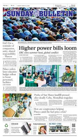 Cover of Manila Bulletin