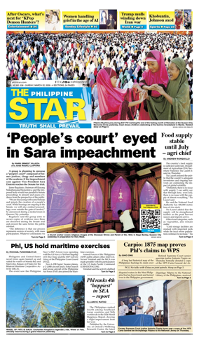 Cover of The Philippine Star