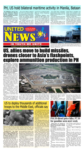 Cover of United News - English Edition