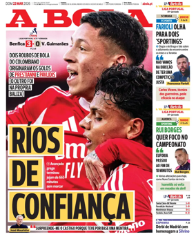 Cover of A BOLA (Portuguese)