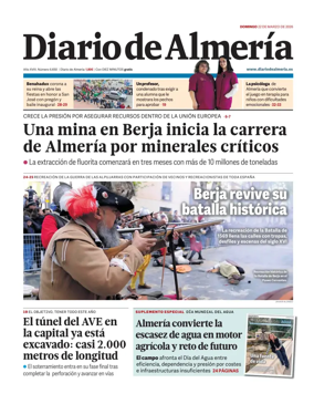 Cover of Diario de Almeria