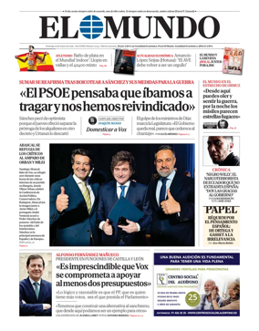 Cover of El Mundo Primera Edicion - Weekend