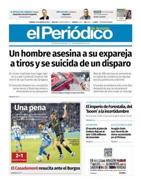 Cover of El Periodico Aragon