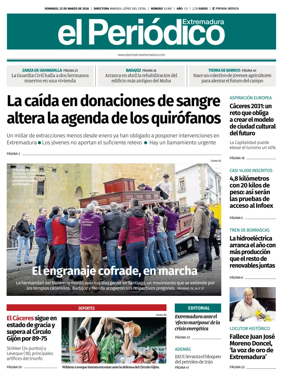 Cover of El Periodico Extremadura