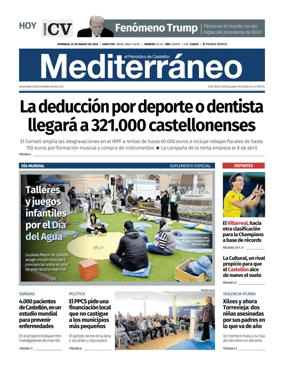 Cover of El Periodico Mediterraneo