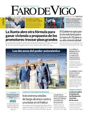 Cover of Faro de Vigo