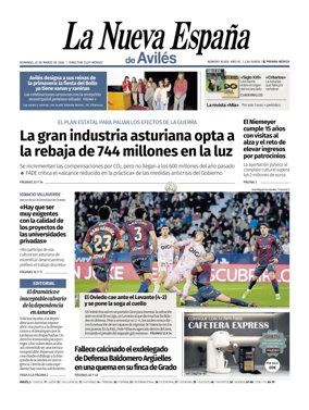 Cover of La Nueva Espana (Aviles)