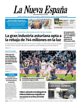Cover of La Nueva Espana (Oviedo)