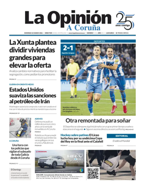 Cover of La Opinion de A Coruna