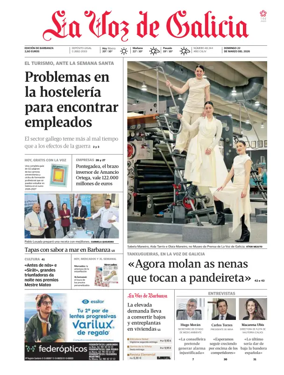 Cover of La Voz de Galicia (Barbanza)