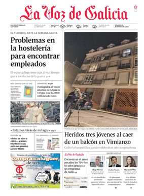 Cover of La Voz de Galicia (Carballo)