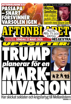 Cover of Aftonbladet