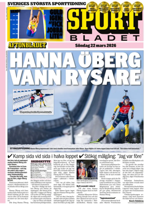 Cover of Sportbladet