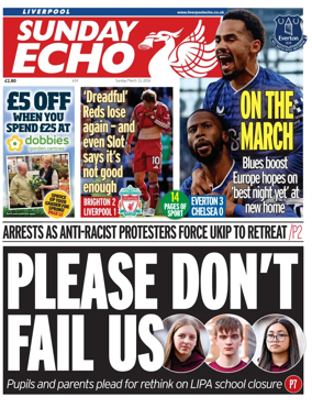 Cover of Liverpool Echo