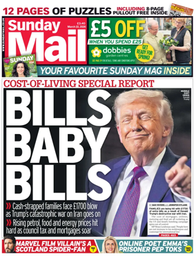 Cover of Sunday Mail (UK)