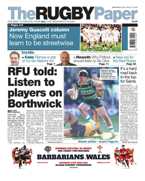 Cover of The Rugby Paper