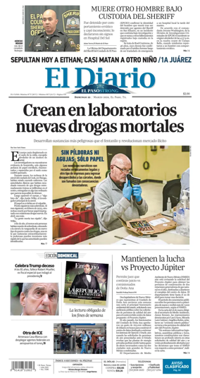 Cover of El Diario de El Paso
