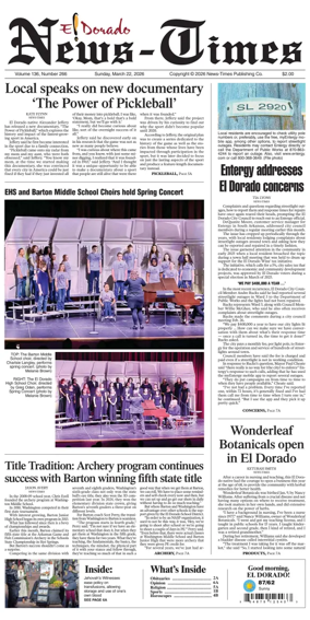 Cover of El Dorado News-Times (VCID - Camden News)