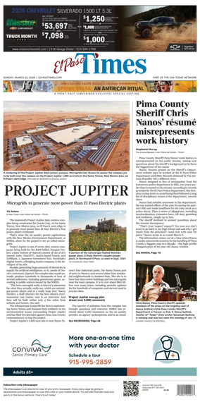 Cover of El Paso Times
