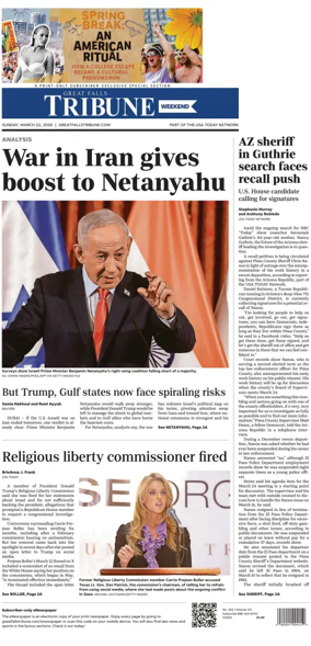 Cover of Great Falls Tribune