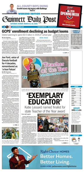 Cover of Gwinnett Daily Post