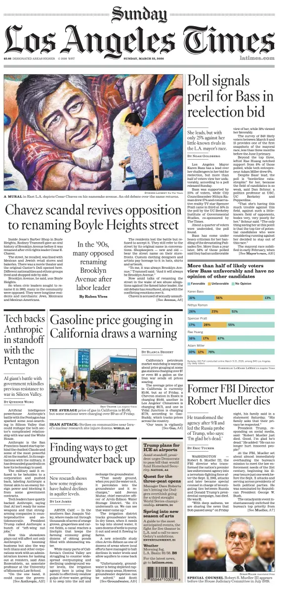 Cover of Los Angeles Times (Sunday)